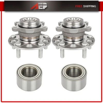 Juego de 4 cojinetes de cubo de rueda delantera trasera para Honda Civic 2006-2009 2010 2011 1,8 L Foto 1 de 4
