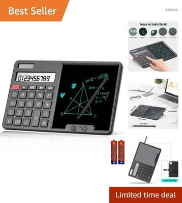 Finanz Taschenrechner Solar Batterie Großes Display Schreibblock Büro Allzweck - Bild 1 von 4