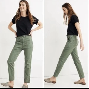 Madewell Ovenpipe Fatigue Green Hose Taschen Gr. 28x26 28 - Bild 1 von 9