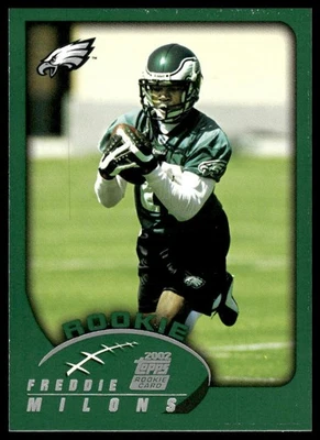 2002 Topps #347 Freddie Milons RC Philadelphia Eagles NM+ - Image 1 of 2