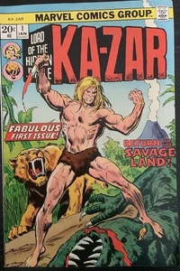 Ka-Zar 1 Marvel 1973 Comic Book - Picture 1 of 10