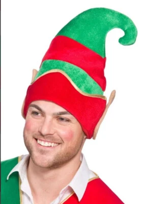 WICKED ELF HAT WITH EARS SUPER ADULT SIZE FANCY DRESS ACCESSORY