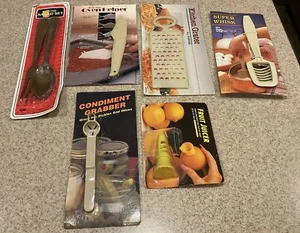 Vintage 1970s-80s Lot Of 6 Kitchen Gadgets And Utensils Cool Stuff NEW On Card C