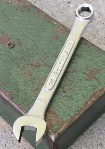 SK Tools 1/4" Forged Alloy 6 Point Combination Wrench C-8 USA - Picture 1 of 15