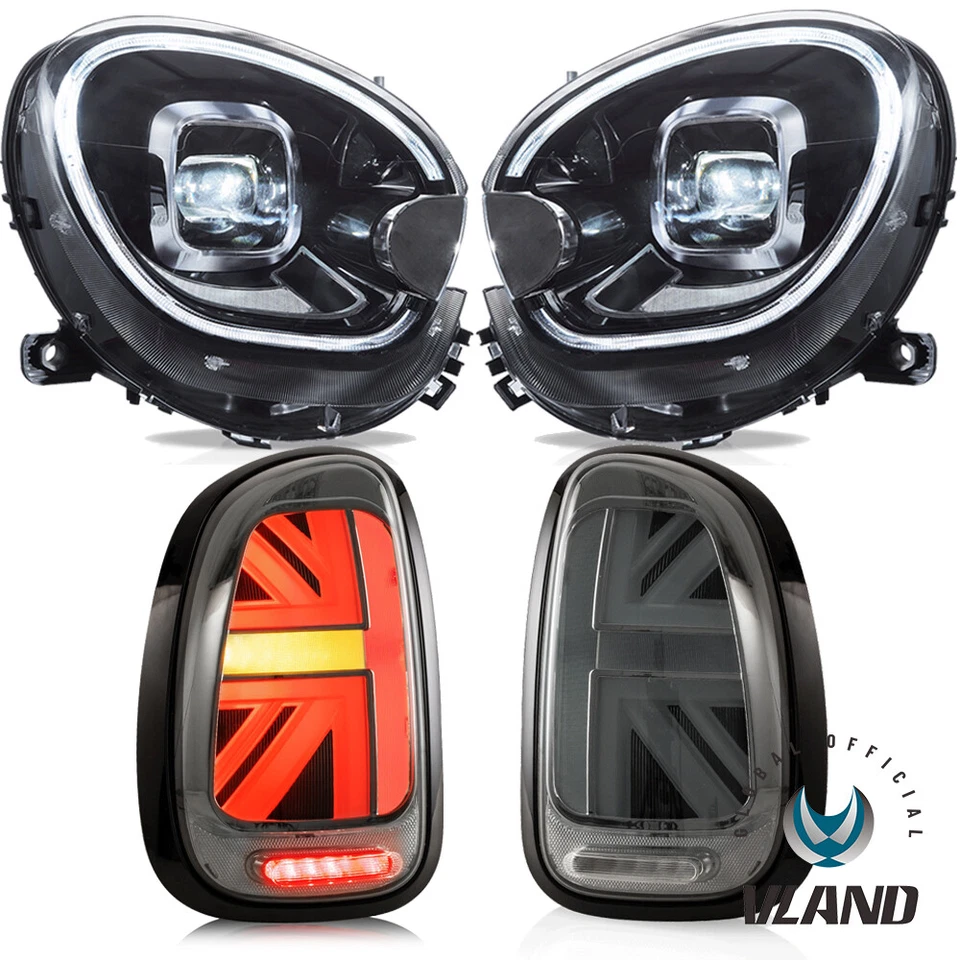 Faros LED VLAND + luces traseras ahumadas para Mini Cooper Countryman R60 2010-2016 Foto 1 de 4
