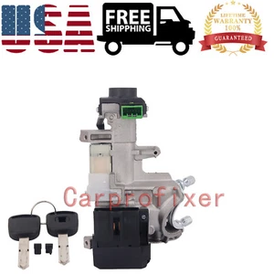 For 2003-11 Honda Accord Odyssey CR-V Ignition Switch Cylinder Lock Trans+2 Keys - Picture 1 of 14