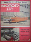 Décembre 1955 MOTOR LIFE Magazine - Rapports sur 12 voitures neuves ! Housse Ford's LA TOSCA !