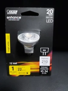Feit Electric MR11 Bulb GU4 20W Replacement Dimmable Enhance Reflector LED - Picture 1 of 1