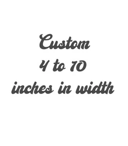 ELIGE CALCOMANÍA PERSONALIZADA DE 4" A 10" PARA PLANCHAR/ENVÍO GRATUITO en EE. UU. HAZLO TÚ MISMO - Imagen 1 de 2