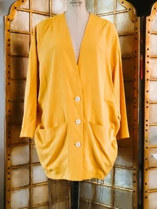 Vintage Donna Karan Black label Jacket in washed Fuji Silk body lined in silk - Picture 1 of 4