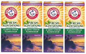 4 Pack - Arm & Hammer Fresh Scentsations Island Mist Carpet Odor Eliminator 30oz - Picture 1 of 6