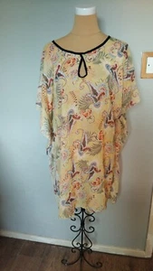 Jovie, Paisley Print, Beach Cover Up/Top, One Size. New with tags - Picture 1 of 1