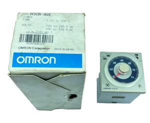 Omron H3CR-A8E Solid State Timer Relay Controller 100-240VAC 50-60Hz 100-125VDC - Picture 1 of 17