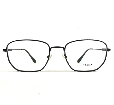 Monturas para gafas Prada VPR52W 1AB-1O1 negro hexagonal borde de alambre redondo 54-19-145 Foto 1 de 4