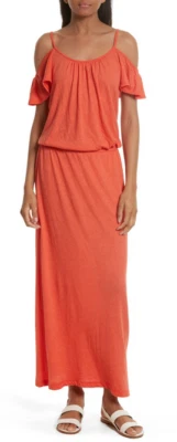 Maxi Vestido Jersey Suave Joie Jassina Amapola Profunda M Nuevo con Etiquetas $198 Foto 1 de 4