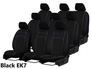 FORD TRANSIT TOURNEO CUSTOM 9 SEATS 2013 -2023 ART. LEATHER TAILORED SEAT COVERS - Picture 1 of 12