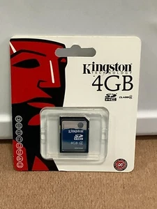 NOWY ORYGINALNY Kingston 4GB Class 4 - Karta SDHC - Karta pamięci / Flash Card SD4/4GB - Zdjęcie 1 z 5