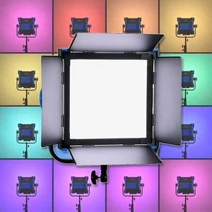 FACTOR Prizmo RGBW 150W LED Light Kit - 1x1' Multi Color, Photo/Video Studio Kit - Picture 1 of 7