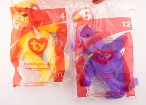 Ty Beanie Babie McDonald’s Arcos Dorados El Oso y la Mucaza Monstruo Púrpura 04 - Imagen 1 de 2