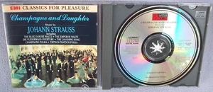 CHAMPAGNE AND LAUGHTER Music by Johann Strauss UK EMI SWINDON PRE IFPI CD Krips - Picture 1 of 1