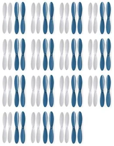 Hubsan X4 H107 Blue White Propeller Blades Props Propellers 15 Pack - Picture 1 of 2