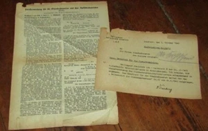DIENSTANWEISUNG für STANDESBEAMTE mit Rundschreiben LANDRAT ARNSTADT 1940 - Picture 1 of 3