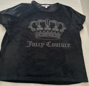 Juicy Couture Velvet Lougewear Crop Top LARGE - Picture 1 of 6