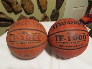 2 x 28.5" Spalding TF 1000 Indoor BasketballS Microfiber Composite & ZK PRO DEEP - Picture 1 of 11