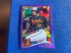 TOPPS CHROME PURPLE REFRACTOR BASEBALL 2014 BALTIMORE ORIOLES JONES 34 MINT - Imagen 1 de 2