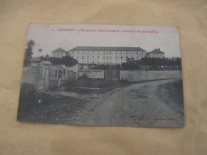  carte postale   corbigny   vers 1900  pensionnat st leonard  - Picture 1 of 2