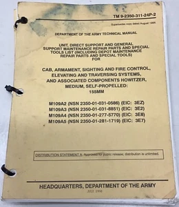 TM 9-2350-311-24P-2 Cab,Armament,Sighting,Fire Control Howitzer Self Propelled - Picture 1 of 10