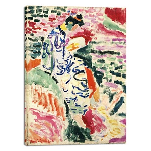 Canvas Woman Beside the Water 1905 by Henri Mattise Abstract Colorful Prints Art - Picture 1 of 7