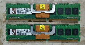 Kingston 2GB (2 x 1GB) PC2-4200F DDR2 RAM UW728-IFA-INTC0S TESTED - Picture 1 of 2