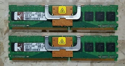 Kingston 2GB (2 x 1GB) PC2-4200F DDR2 RAM UW728-IFA-INTC0S TESTED  - Image 1 of 2