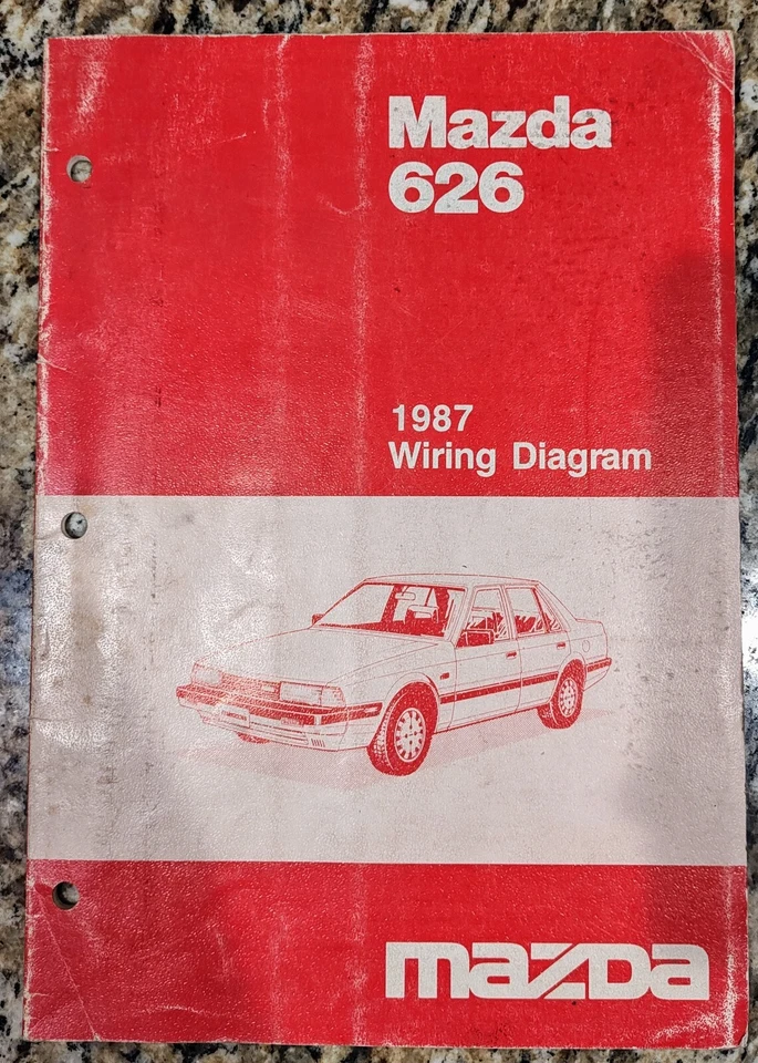 Mazda 626 1987 diagrama de cableado Foto 1 de 1