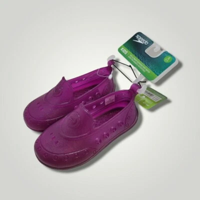Speedo Jelly Water Zapatos Niñas Pequeñas Talla Pequeña 5-6 Rosa Sin Cordones Nuevos  Foto 1 de 4