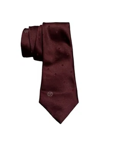 Halston III Krawatte 3" breit 56,5" lang rot weinrot formelle Kleidung - Bild 1 von 7