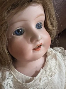 Antike Japan Morimura Bros Biskuit Puppe Japan offener Mund 14 Zoll B9 - Bild 1 von 12