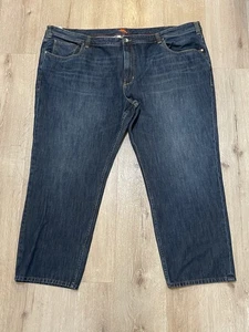 Tommy Bahama Barbados Jeans blau Denim dunkle Waschung gerades Bein Herren Größe 54”x30” - Bild 1 von 10