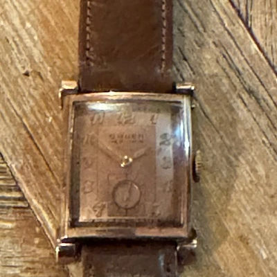 1940 Hombre GRUEN Veri-Thin, 10kgf Beze,ster, espalda, 17j, oro rosa... FUNCIONANDO Foto 1 de 4