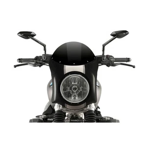 PUIG CUPOLINO SEMICARENATO PER BMW R NINE T SCRAMBLER 16-20 NERO-CARBON - Imagen 1 de 1