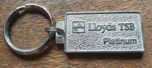 Llavero de platino Lloyds TSB. Llavero metálico Lloyds Bank. - Imagen 1 de 11