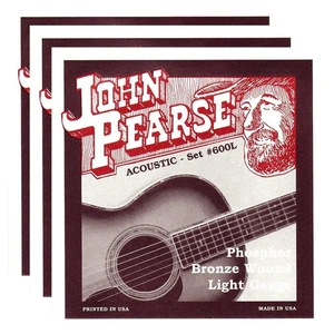 Acoustic Strings Phosphor Bronze Light 12-53 (3 Pack Bundle) - Picture 1 of 2