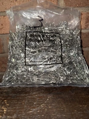 Safety Pins  1000 New  Boleks Craft 2 Inch Pin Made USA - Image 1 of 4
