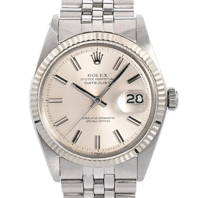 ROLEX Datejust 1601 Silver Case Size 36mm Men's Vintage Used Watch #1113211 - Image 1 of 4