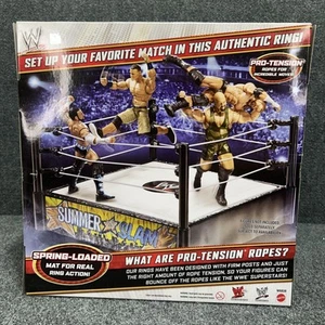 WWE Summer Slam Superstar Anillo Mattel W6838 2013 Cuerdas de Tensión Pro Nuevo en Caja - Imagen 1 de 11