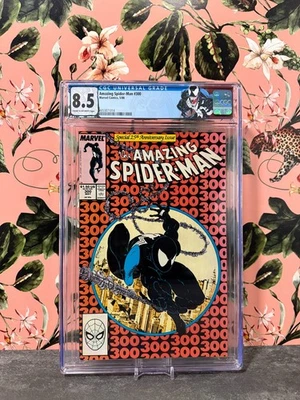 Amazing Spider-Man #300 1988 CGC 8.5 1-ое появление Венома, этикетка Custom Venom - Изображение 1 из 4