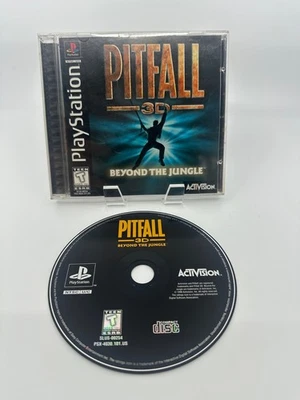 Pitfall 3D: Beyond the Jungle PS1 PlayStation 1 CIB Complete w/ Manual - Image 1 of 2