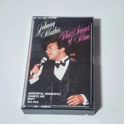 JOHNNY MATHIS This Heart of Mine Cassette Tape (1990) Pop Vocal Easy Listening - Image 1 of 2