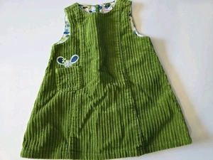 Abito maglione vintage Gymboree velluto a coste nascondiglio ricerca 12-18 verde mos - Foto 1 di 6